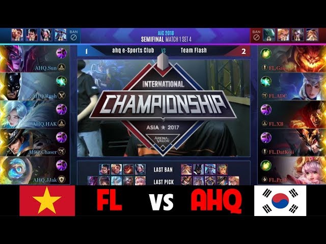 Arena of Valor AIC SEMI FINALS 2018 | AHQ vs FL Match 1 Set 4 | 傳說對決 | RoV | Liên Quân Mobile | 펜타스톰