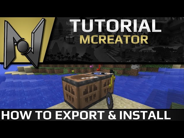 MCreator Tutorial: How to export and install a mod | 1.8.2