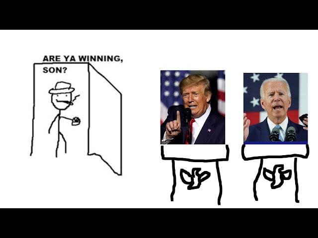 Are ya winnin' son? (the Trump vs Biden debate in a nutshell)