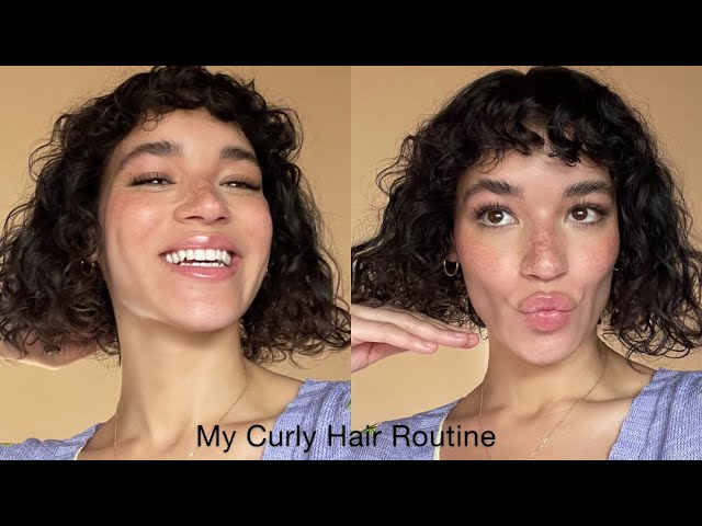 My Curly Hair Routine (How I Style My Fringe)