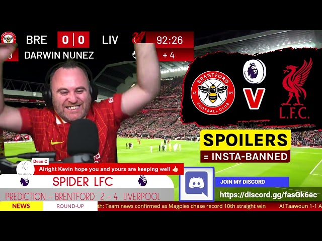 DARWIN HAS ARRIVED!!!  -  BRENTFORD 0-2 LIVERPOOL  -  GOAL REACTIONS