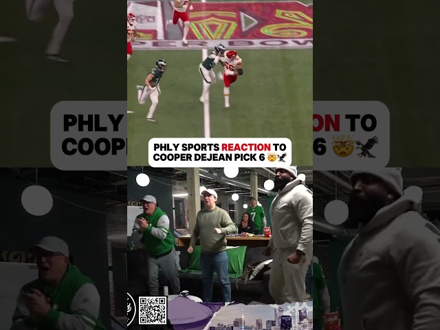 PHLY Reacts to Cooper DeJean Pick 6 🤯🦅