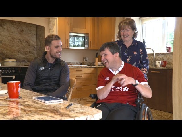 Jordan Henderson suprises a lifelong LFC fan | Pure Liverpool FC