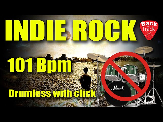 Drumless rock backing track with Click track - 101 Bpm