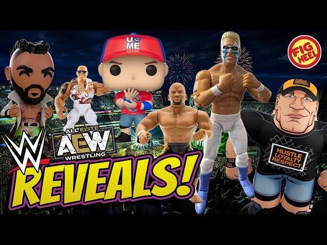 WWE & AEW REVEALS AND WRESTLING FIGURE NEWS!