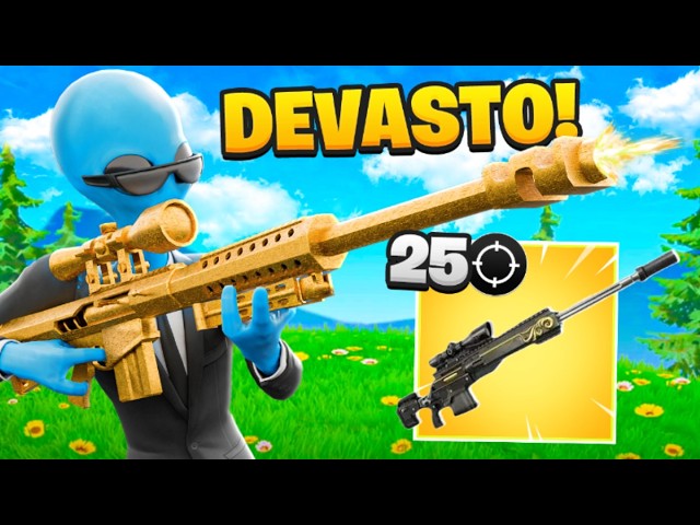 Gioco con SOLO SNIPER come MR SAVAGE su Fortnite E... *DEVASTO*