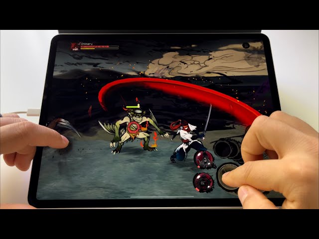 World of Demons | Apple Arcade  | iPad Pro 4th gen 12.9-inch - handheld gameplay