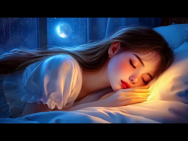 Gentle Sleep Music for Insomnia Relief 🎶 Soothing Rainfall and Calming Piano Music for Deep Sleep