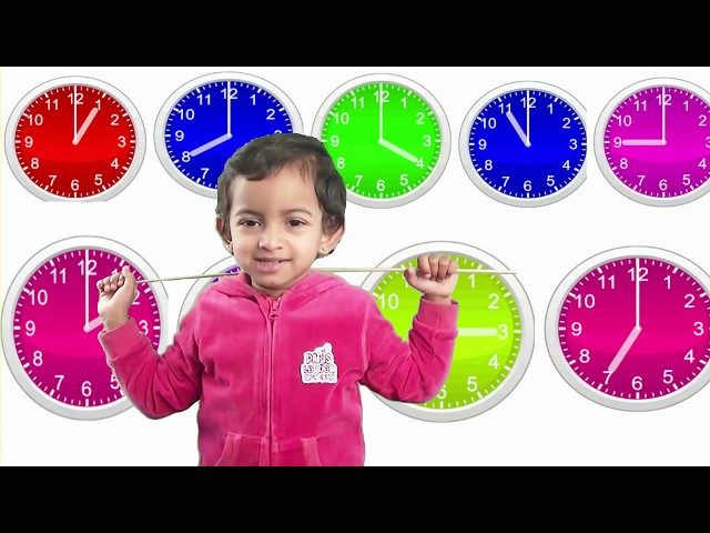 Clock Learning for kids  |How to tell the time for Kids | By Haiza | Malayalam and English