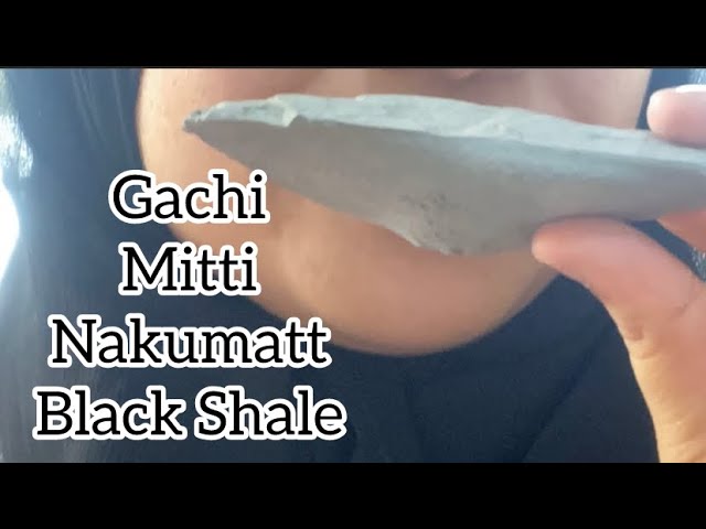 New | Gachi ASMR | Nakumatt | Black shale | Macroon | Pottery Clay #asmr #gachi #nakumatt #shale