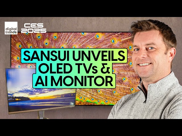 Sansui Launches New OLED TVs Alongside AI Gaming Monitor | CES 2025 Spotlight