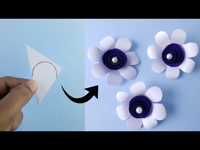 How to make paper flower 🌸  | Origami paper flower | Easy paper flower