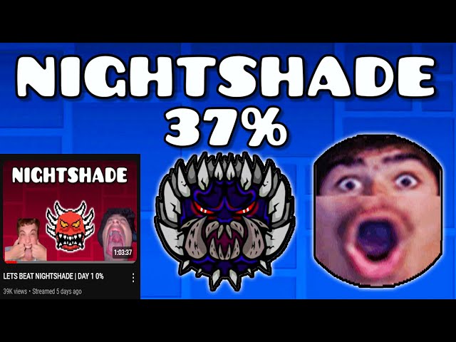 BEATING NIGHTSHADE DAY 2 | 60% !QDYNAMIX !TWITCH