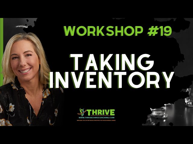 Taking Inventory "Self-Inventory for Success"