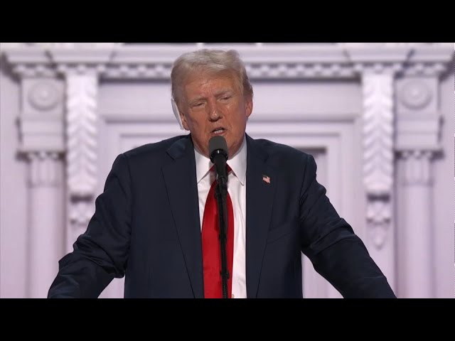 Watch Donald Trump's 2024 RNC speech in full