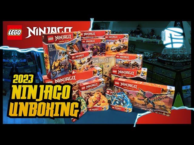 LEGO Ninjago Dragons Rising 2023 Sets Unboxing