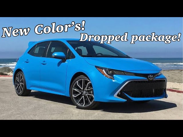 Another UPDATE?! 2023 Toyota Corolla hatchback changes and more!