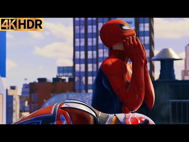 No Way Home Suit & Red Mysterio vs. Sandman | Marvel's Spider-Man 2 PS5 (4K60FPS HDR) Gameplay