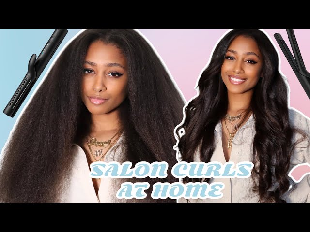 TRYING A 2 IN 1 HAIR STRAIGHTENER AND CURLER | TYMO AIRFLOW