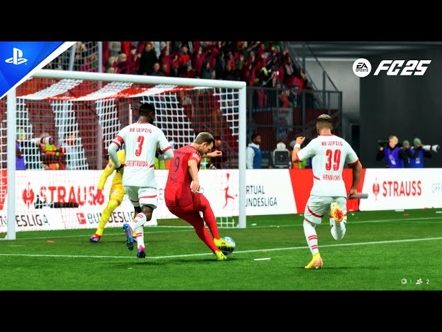 Harry Kane 3rd Person Gameplay - Bayern Munich vs Wolfsburg | Bundesliga Showdown | EA FC 25