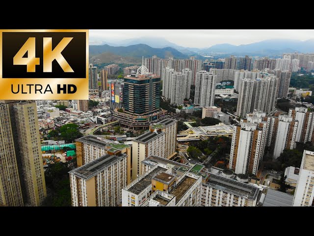 Incredible 4K City View By Drone - No Copyright (Royalty Free)