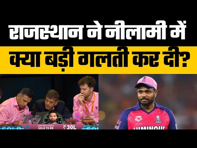 IPL 2025 Mega Auction : Rajasthan Royals Complete Squad in IPL 2025 | Sanju Samson #ipl2025