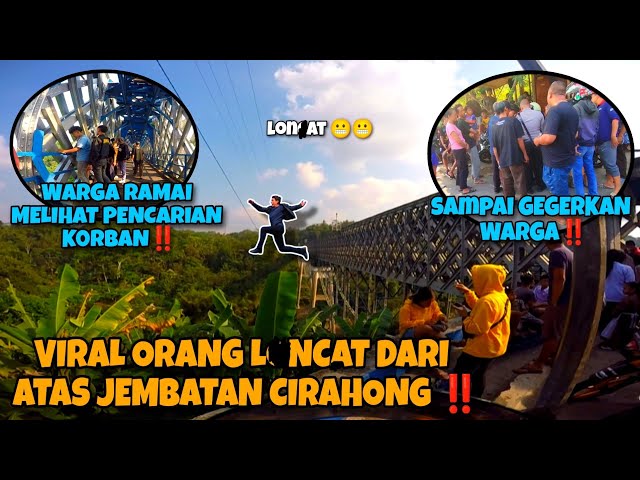 VIRAL TERKINI JEMBATAN CIRAHONG‼️ SELASA 6 AGUSTUS 2024