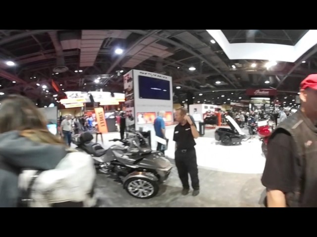 VR / 360 Progressive International Motorcycle Show in Long Beach, CA with the Road Warrior Foundatio