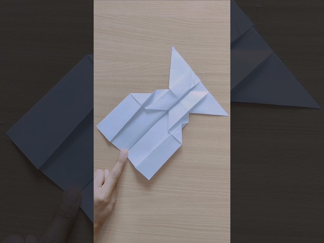 Paper Fighter Jet/ How to make a Fastest Paper Airplane / #airplane #papercraft #shorts #paperplane