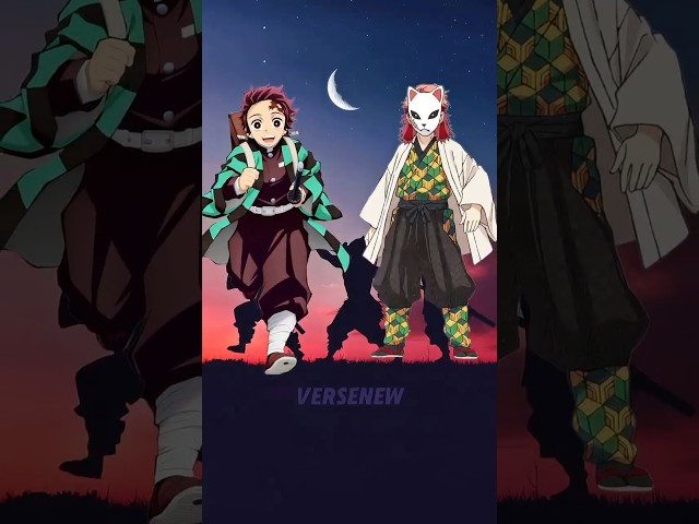 Who Is Stronger 💪 |Tanjiro And Nezuko Vs Makomo And Sabito| #demonslayer #shorts  #anime #kny