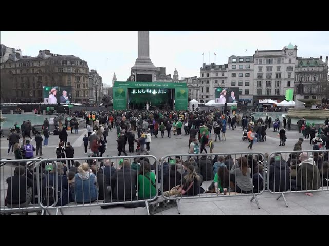 St Patrick's Day Parade in London (UK)