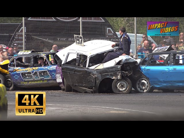 Aldershot Unlimited Bangers Handshaker 2024 Pit Walk and Highlights