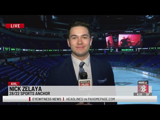 28/22 Sports Anchor Nick Zelaya Joined by Voice of the Wilkes-Barre/Scranton Penguins, Nick Hart