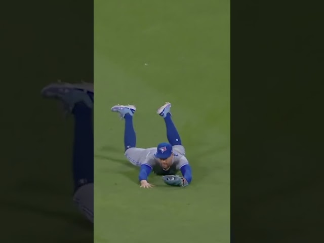 Springer Lays Out To Make Incredible Catch 😱