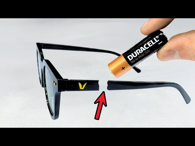 Even experts were shocked by how I fixed these broken glasses😲effortlessly!