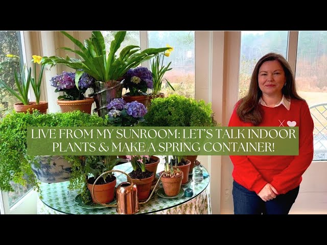 LIVE: DIY Spring Container Garden –& Indoor Gardening Tips! 🌸🌿