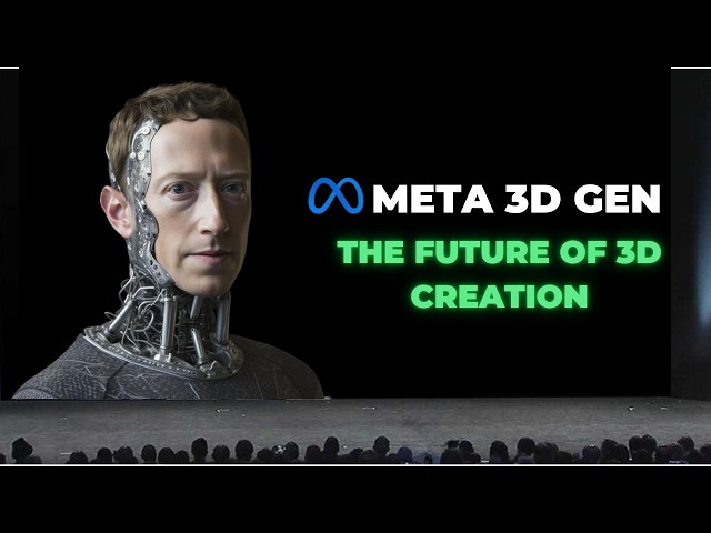 Meta 3D Gen: Game-Changing AI Tool for 3D Asset Creation