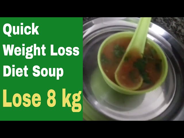 Weight Loss Diet Soup | Fat Burning Soup Recipe | How To Lose Weight Fast With Veg Soup