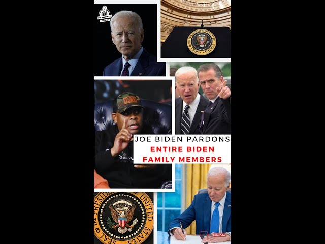 President Joe Biden Pardons Entire Biden Family. #TheBag💰