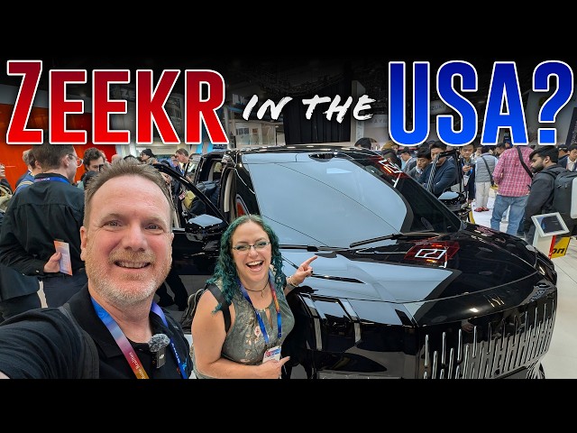 Chinese EVs in America - ZEEKR wows at CES! - EXCLUSIVE interviews with the designers!