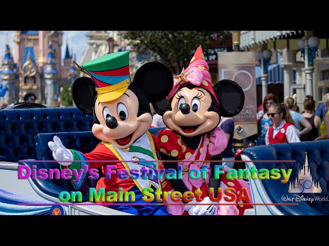 8K Disney's Festival of Fantasy from the Magic Kingdom Main Street USA VR180 3D