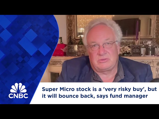 Super Micro stock is a 'very risky buy', but it will bounce back, says fund manager