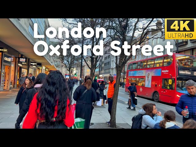 London Saturday walk | Oxford to tottenham. 4K