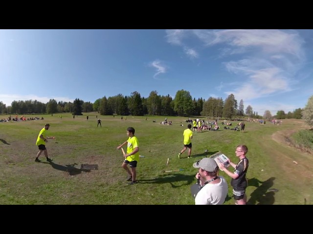 360-video Salming vs Svinto - Halvlek 1 Semifinal Augusticupen 2019 - IKSU Brännboll Umeå