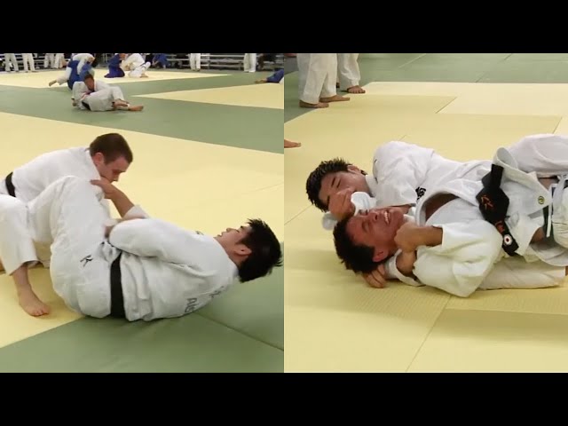 How good was this Uchi Mata legend in ground grappling?!?! (Kosei Inoue rolling)