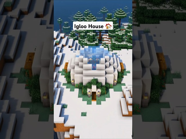 Minecraft Igloo House 🏠 #minecraft