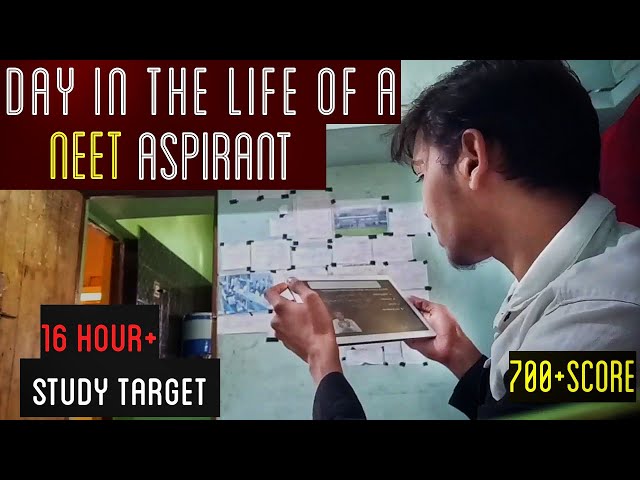 A day in the life of NEET aspirant|#Studyvlog|#NEET2021