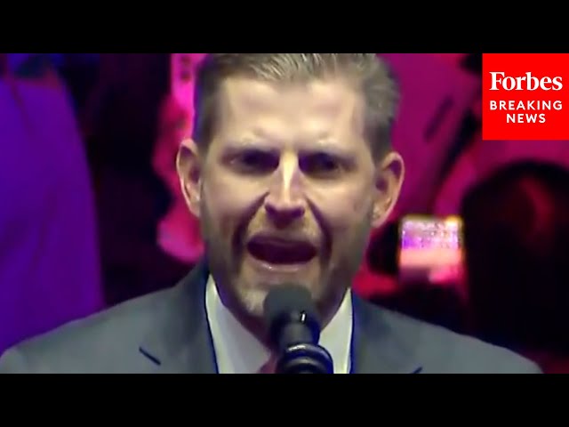 'The Bull---- Ends Right Now!': Eric Trump Sounds Triumphant Note At Pre-Inauguration Victory Rally