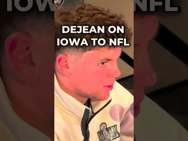 Cooper DeJean On Transitioning From Iowa To NFL #eagles #nfl #nflnews #superbowl