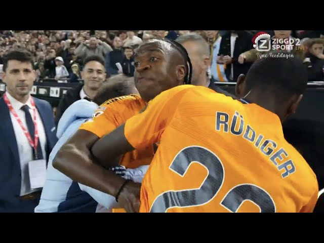 🇧🇷 Vinicius Junior SENT OFF with CRAZY RED CARD vs Valencia  | Vinicius jr vs referee clash